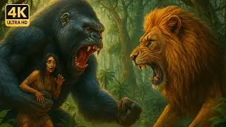 Life Millions Of Years Ago &ndash; King Kong Saves Beauty From Predators | King Kong Movie