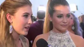On the red carpet of the 2015 Country Music Awards