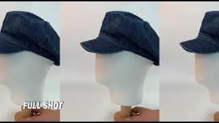 Newsboy Hat Denim Jean Cotton Simple Beret Cap Bakerboy Visor Peaked Hat