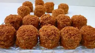 Пирожные &laquo;Ёжики&raquo; &mdash; тот самый вкус детства!Простой домашний рецепт, который помнят многие.