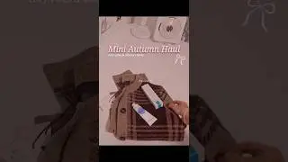 Mini Autumn Haul🍂| cozy vibes & skincare faves&mdash;my fall essentials🤎#aesthetic #skincare #fashion