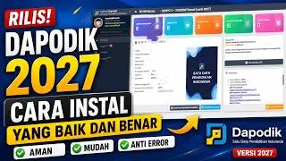 RILIS DAPODIK 2027 | CARA INSTAL YANG BAIK DAN BENAR