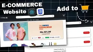 Build & Deploy E-Commerce Website Using REACT JS 🚀 | #5 React Projects