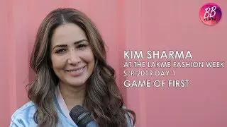 Kim Sharma At The Lakme Fashion Week S/R 2019