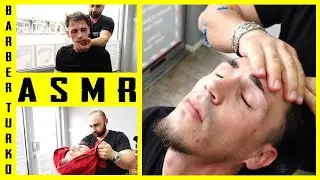 Asmr Barber instant Sleep massage * Barber Chair relax Massage 😴