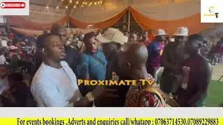 PLAYFUL MOMENT BETWEEN TAIYE CURRENCY AND TAIYE CELLULAR BAND BOYS 
