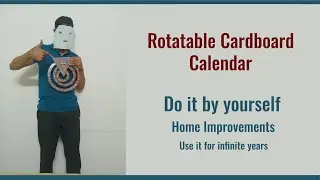 DIY Rotatable Perpetual Calendar | Easy & Low Budget Craft