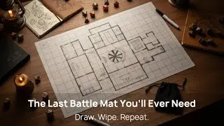 Stop the Curl! HEYtrace Battle Mat Solves Every RPG Player&rsquo;s Problem!