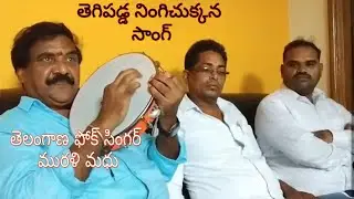 సింగర్ మురళి మధుసాంగ్Telangana folk Singer Murali madhu || thegipadda ningi chukkana song