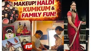 Family Holiday Masti 🥰 Games, Makeup Tutorial, Haldi Kumkum & Memories