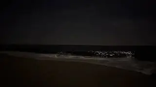 Cape May Beach, NJ under moonlight (50 minutes) #njbeaches #capemaynj #asmrnature #asmr