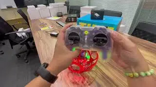 大魔王足球無人機電池充電+操作