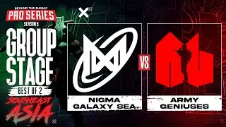 NGX.SEA vs Army Geniuses Game 2 - BTS Pro Series 9 SEA: Group Stage w/ Ares & Danog