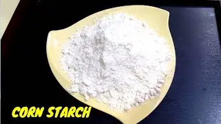 Corn starch recipe //How to  extract starch  from corn perfectly // Separating starch from corn