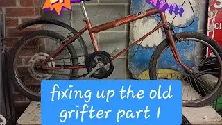 Much loved Raleigh grifter MK1 rebuild PT1 