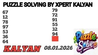 Puzzle Solve 08/01/2026 ||  Reasoning Tricks In Hindi  || Xpert kalyan
