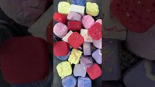 Pasted Round Chalk #asmr #oddlysatisfying