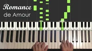 Romance de Amour (Piano Tutorial Lesson)