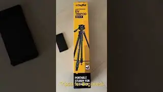 Tripod for Beginners! DigiTek Lightweight DV Tripod Unpacking #tripod