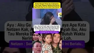 ruben nangis ayu pindah agama #ayutingting #rubenonsu #boywillam #ayahojak #umikalsum