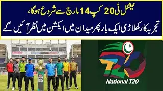 National T20 Cup 2025: Veteran Players Set to Take the Field Again | Nawa-i-waqt