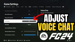 How to Turn ON / OFF Voice Chat in FC 24 - Change Voice Chat Settings in EA Sports FC 24 #fc24
