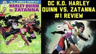 DC K.O. Harley Quinn Vs. Zatanna #1 Review
