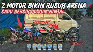 DRAG BIKE NINJA SUNMORI VS NINJA FRAME STD‼️#2stroke #ninjass