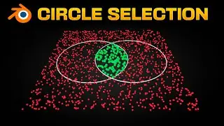 How to Select Points Inside a Circle (and Multiple Circles) in Blender Geometry Nodes