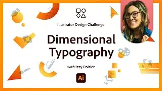 Dimensional Typography | Illustrator Typography Challenge