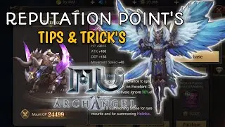 MU Archangel - Reputation points guide & tips and tricks