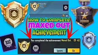 How to get maxed out title in bgmi | easy way to complete 100 level fast in bgmi