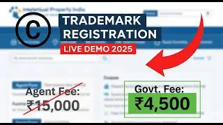 Trademark Registration Online India 2025 🔥 | Step‑by‑Step TM‑A Filing on IPIndia Portal