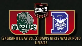 Granite Bay vs Davis Girls Water Polo 11.12.22