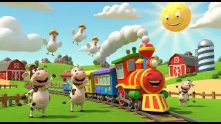 Choo Choo! Train Song | Fun Train Ride Rhyme for Kids | Nursery Rhymes & Educational Songs