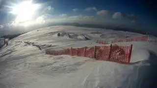 Belchen Schwarzwald -  Skiabfahrt - Piste 3 - Top Panorama