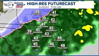 Live | Lee talks Weather Impact Alert for cold, rainy weather Sunday, possible snowflakes in Georgia