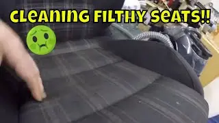 Cleaning FILTHY mk6 seats- 1975 VW Rabbit 1.8t 20v ep31