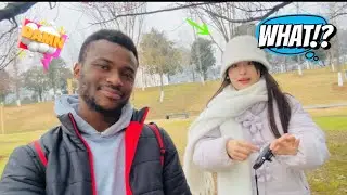 AN ENCOUNTER WITH A CHINESE GIRL AT THE PARK WATCH AND SEE WHAT HAPPENED NEXT#blackman #chinese