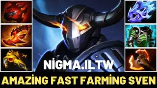 NİGMA.ILTW Fast Farming Sven Moon Shard Build 7.29 Dota 2