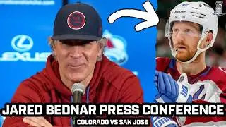 Jared Bednar on Landeskog's Importance, Avs Season So Far & More Before Game vs Sharks