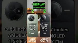 Redmi K80 Ultra vs K80 Pro #redmik80pro #redmik80ultra