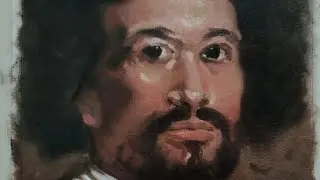Diego Velazquez Mastercopy in 1 minutes | oil paint