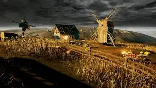Haunted Farm Halloween Ambience 🎃 | 1 Hour of White Noise for Sleep, Focus & Relaxation