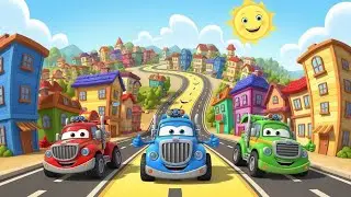 Super Truck Team Adventure | Learning, Fun & Teamwork for Kids || kids cartoon