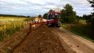 Ultra Stone Slinger ~ Burying Cable in Trench