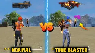 NEW P90 - TUNE BLASTER ORANGE VS WITHOUT SKIN P90 DAMAGE ABILITY TEST | BEST P90 SKIN IN FREE FIRE