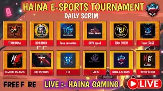 FREE FIRE - HAINA DAILY TOURNAMENT | HAINA GAMING | FREE FIRE ESPORTS
