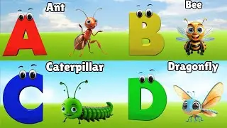 Insects Alphabet Song | Insects ABC Song | Phonics for Kids | Baby, Alphabet Letters