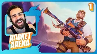 This Game is Like Super Smash Bros with GUNS! -  Rocket Arena [Part 1] - (VOD) - DarkViperAU